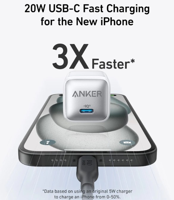 Anker Charger 20W 1C A2699L11 - Black
