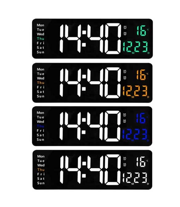 CRONY 6626 Large Screen Display Led Digital Clock