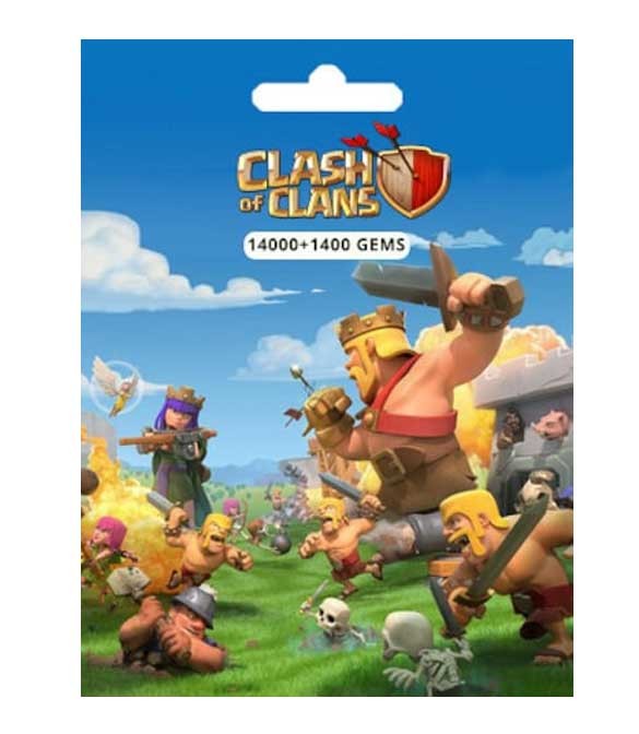 Clash of Clans 14000 + 1400 Gems - GLOBAL