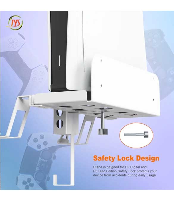 JYS-P5173 PS5 2 In 1 Multifunctional Wall Stand