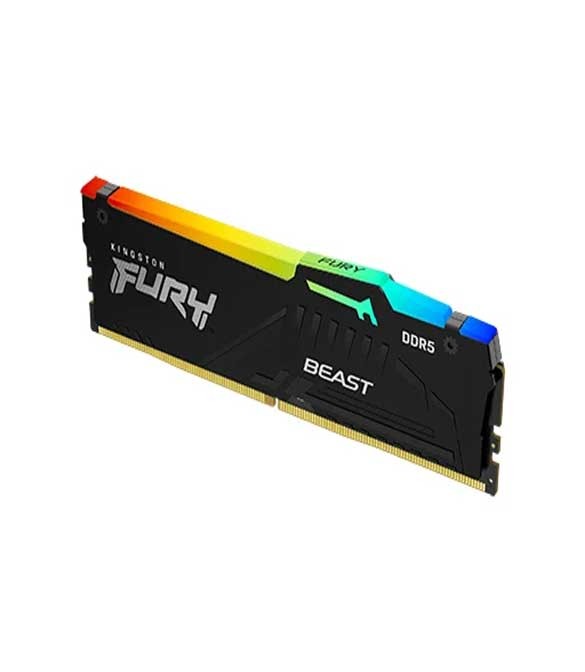 KINGSTON FURY BEAST RGB SINGLE 8GB DDR5 5600 DESKTOP MEMORY SINGLE MODULE