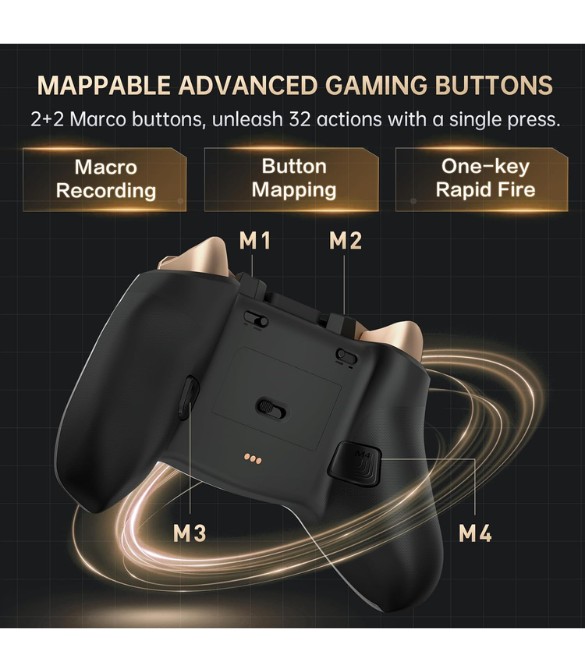 Machenike G5Pro V2 1000HZ Wireless Gaming Controller - White