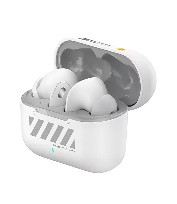 Machenike TH50 Wireless Earphones – Bluetooth 5.3, ANC AI Noise Reduction, IPX5, Low Latency, In-Ear Gaming & Sports Headset with Charging Case